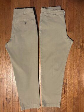 Two Uniqlo Smart Ankle Pants Beige size Small in Very Good condition